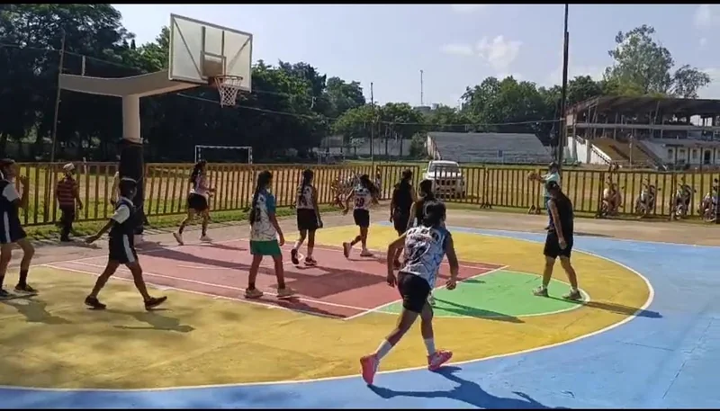 राज्य स्तरीय बास्केटबॉल प्रतियोगिता में शहडोल बालिका टीम ने सागर को 42-4 से हराया