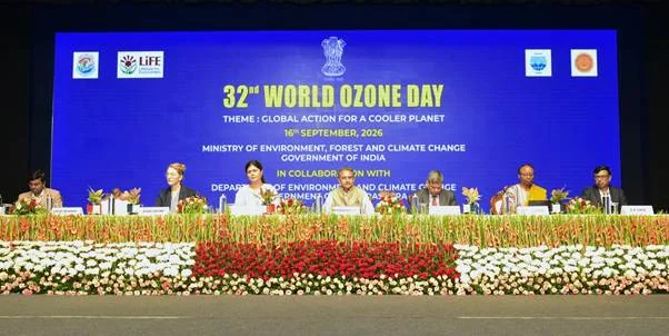 मुंबई में 32वें विश्व ओजोन दिवस समारोह में भारत ने ओजोन परत संरक्षण और जलवायु परिवर्तन से निपटने की…